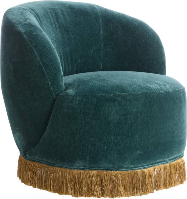 Light & Living Fauteuil Galati Velvet Petrol