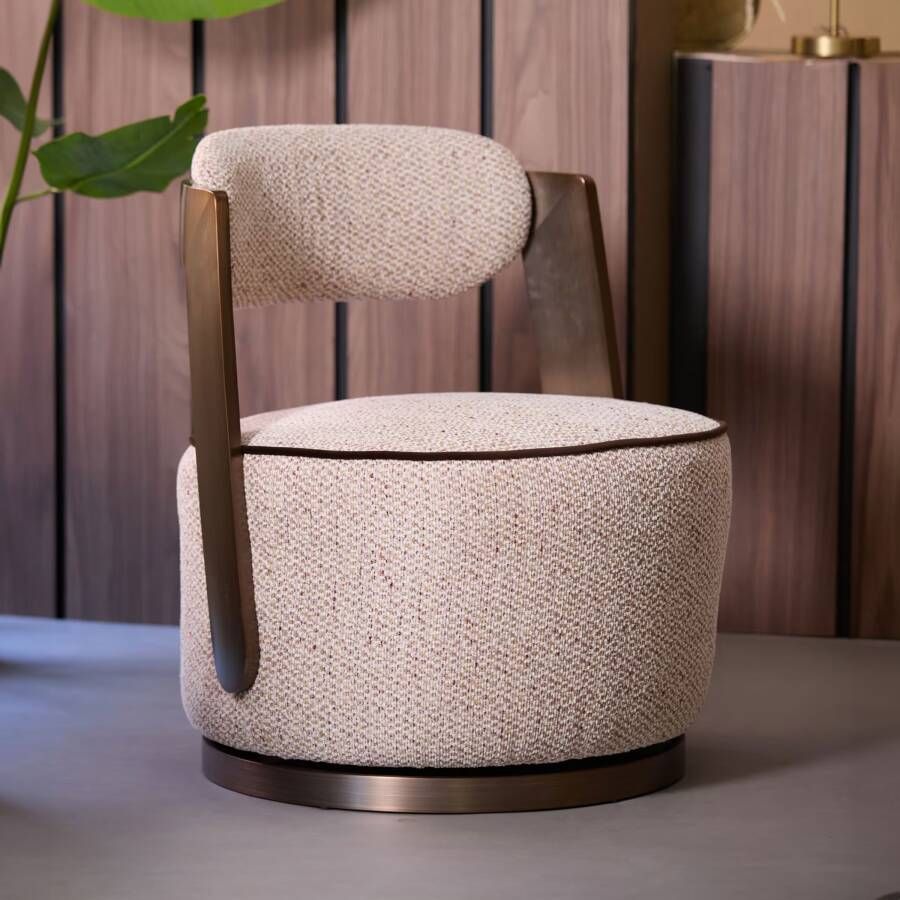 Light & Living Fauteuil Kemena Crème