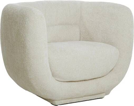 Light & Living Fauteuil Kialy Chenille Crème