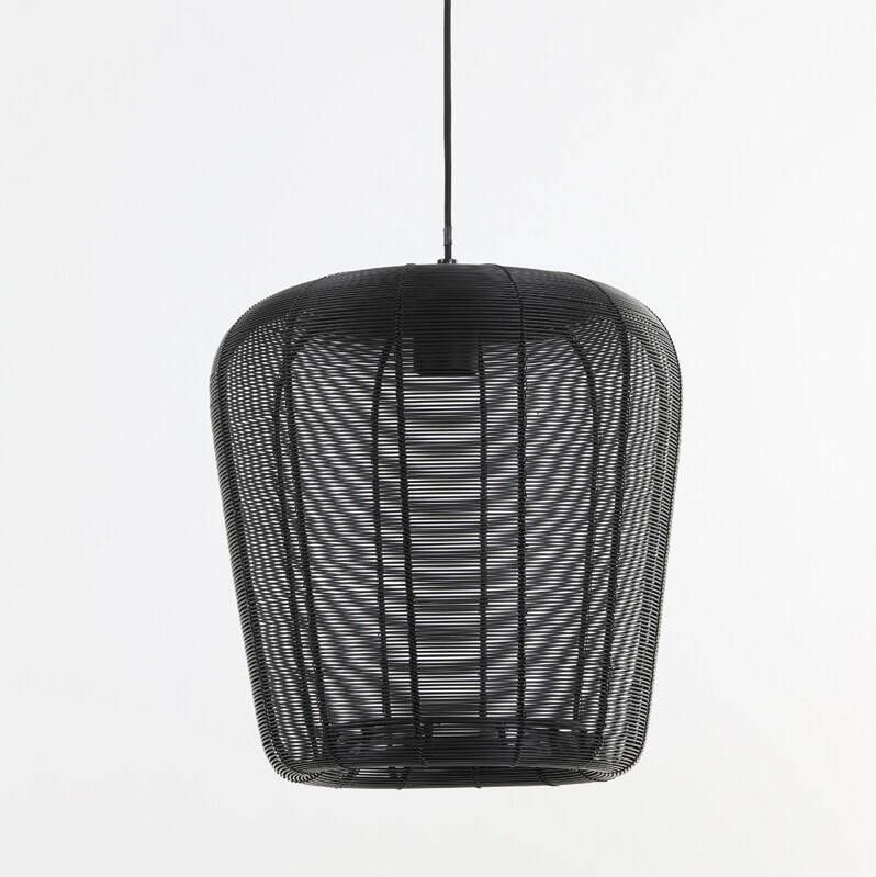 Light & Living Hanglamp 'Adeta' 28cm mat zwart