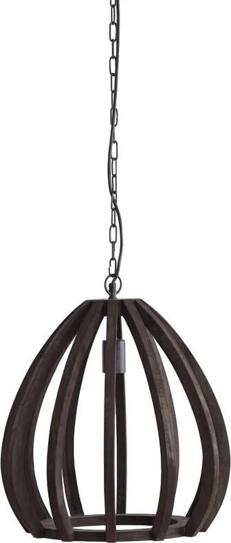 Light & Living Light&living Hanglamp Ø40x42 cm BARSIA hout donker bruin