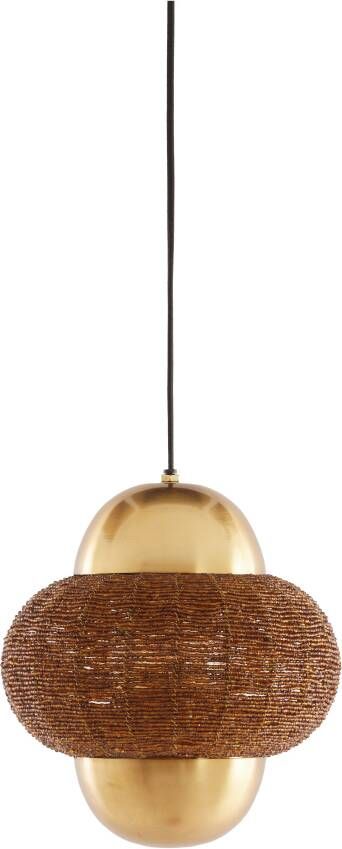 Light & Living Hanglamp Cetara Kralen 26cm Bruin Brons