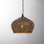 Light & Living Emine Hanglamp Ø43 5 x 40 5 cm Bruin Goud - Thumbnail 2