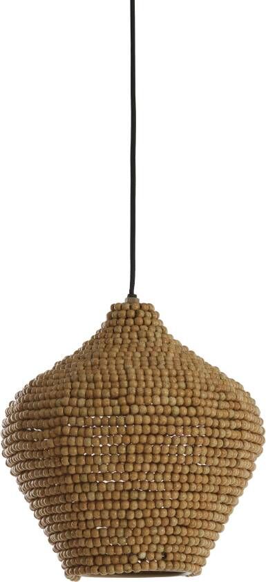 Light & Living Hanglamp Kalenga Kralen 28cm Naturel