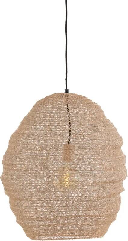 Light & Living Light&living Hanglamp Ø45x60 cm NIKKI gaas oud roze