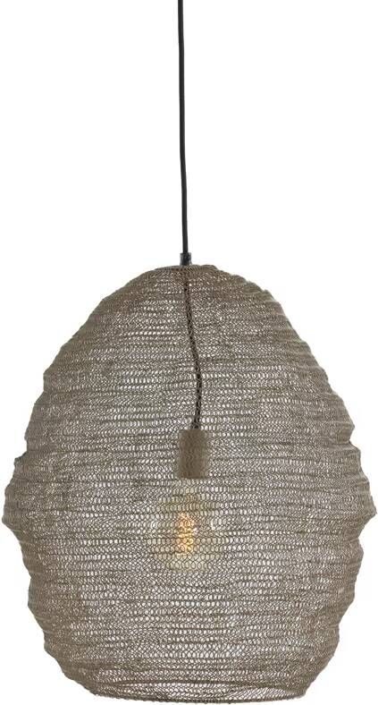 Light & Living Light&living Hanglamp Ø45x60 cm NIKKI gaas terra