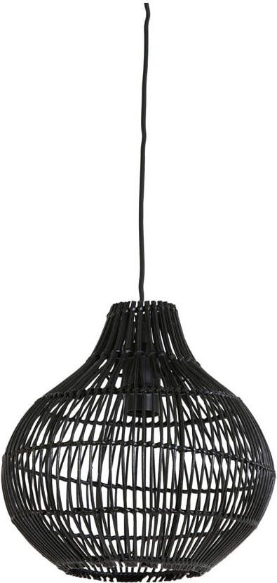Light & Living Hanglamp 'Pacino' Rotan Ø30cm kleur Zwart