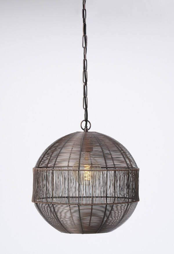 Light & Living Hanglamp Pilka 35cm Antiek Koper