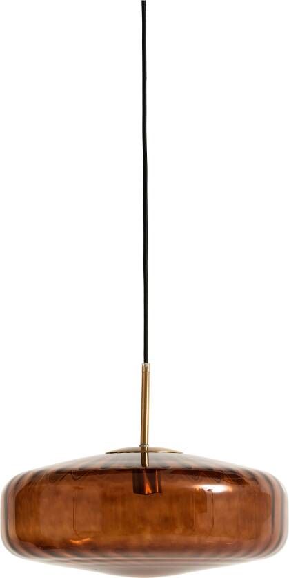 Light & Living Light and Living hanglamp goud glas 2971964