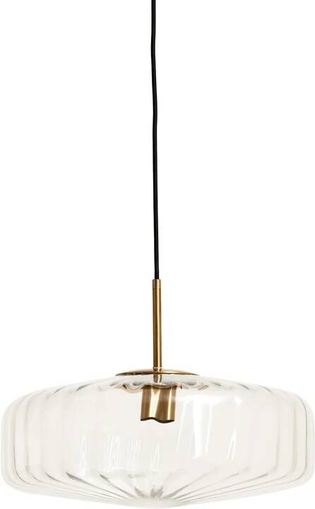 Light & Living Hanglamp Pleat Glas 40cm Transparant