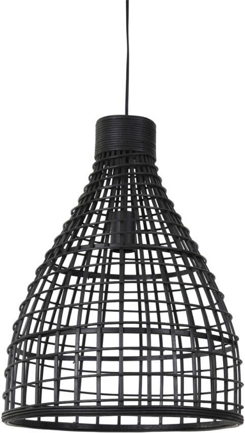 Light & Living Hanglamp 'Puerto' 40cm rotan zwart