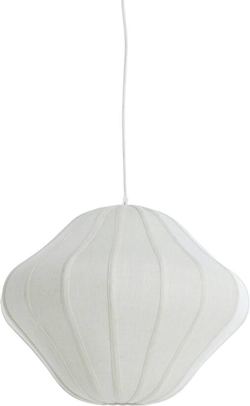 Light & Living Hanglamp Sukau Linnen 50cm Wit