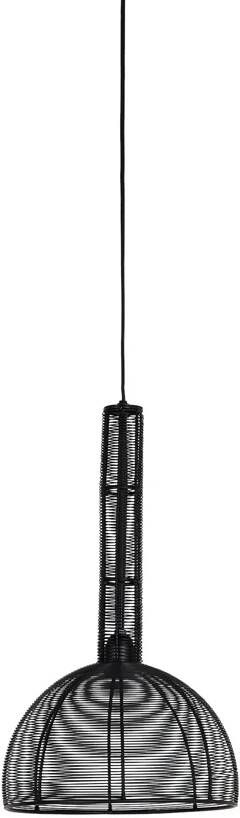 Light & Living Hanglamp Tartu 51cm hoog Mat Zwart