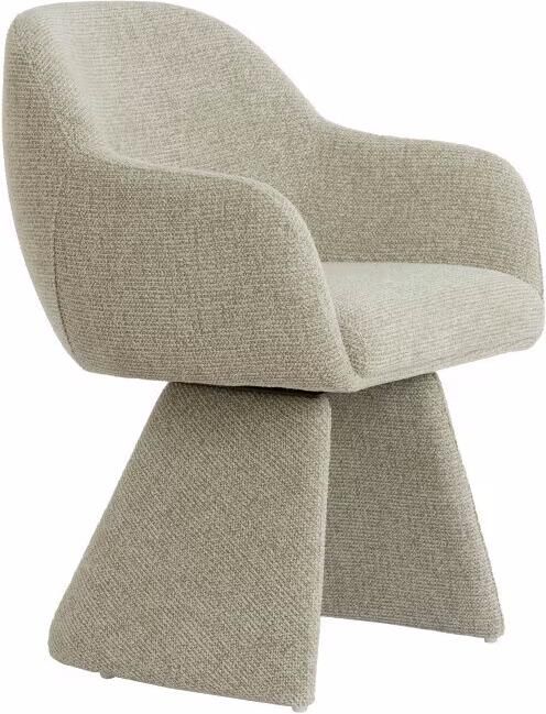 Light & Living Eetkamerstoel Ronan Geweven stof Taupe