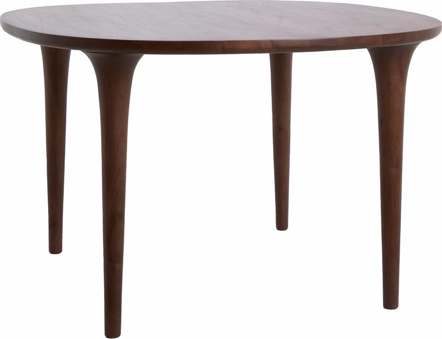 Light & Living Eettafel Zale Acaciahout Ø140cm Donkerbruin Rond