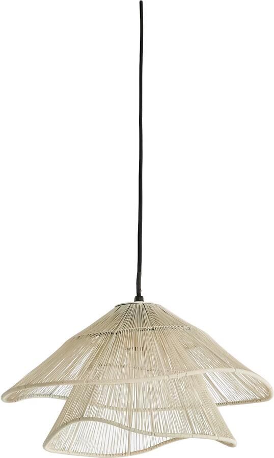 Light & Living Hanglamp Alameda Touw Ø36cm Crème