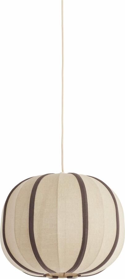 Light & Living Hanglamp Esmiria Ø40cm Naturel Donkerbruin Rond