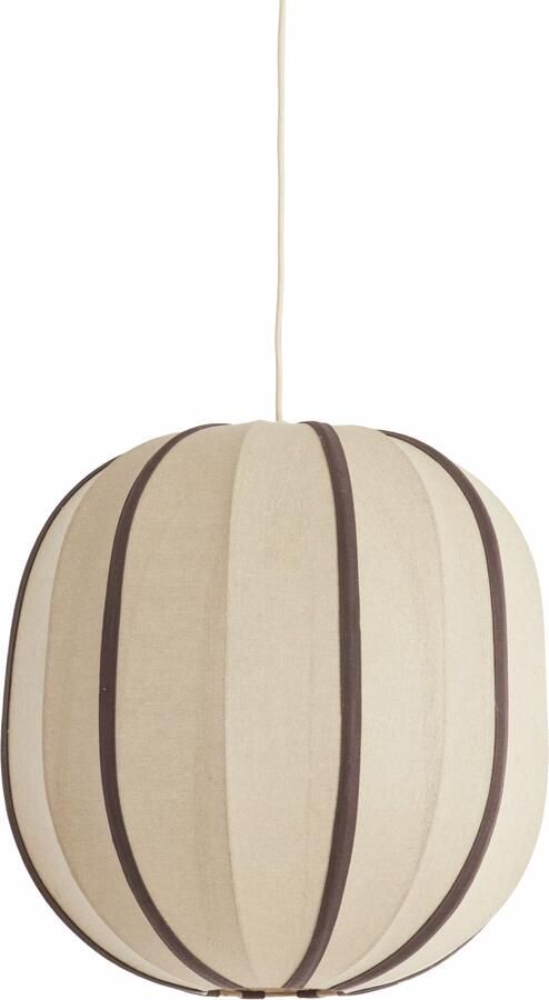 Light & Living Hanglamp Esmiria Ø51cm Naturel Donkerbruin Rond