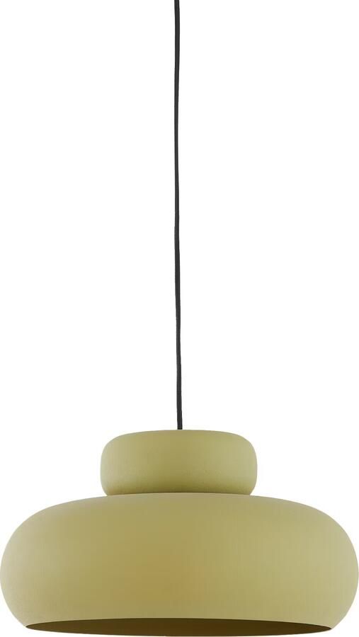 Light & Living Hanglamp Neiva Ø39cm Mat Olijfgroen Rond