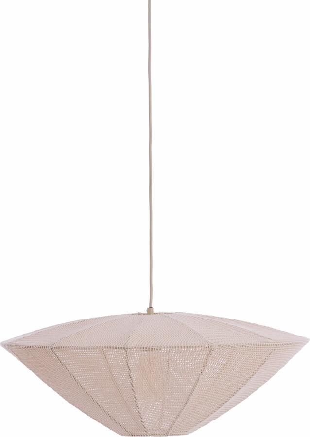 Light & Living Hanglamp Satilla Ø60cm Crème Rond