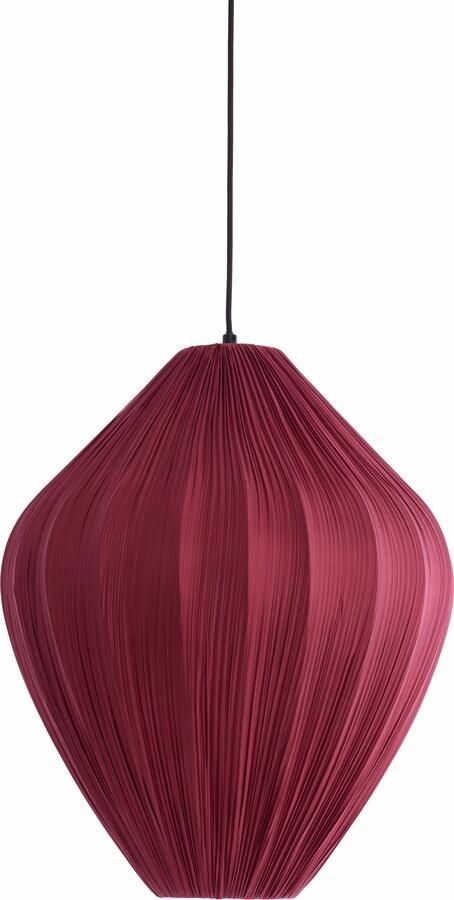 Light & Living Hanglamp Verita Ø47cm Bordeaux Organisch