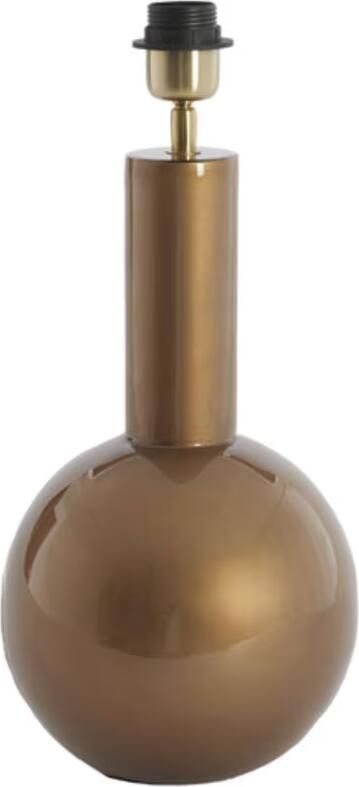 Light & Living Lampvoet Benao 39cm Glans Brons (excl. kap) Rond