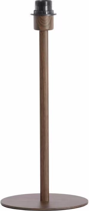 Light & Living Lampvoet Cerini Houtlook 46cm Donkerbruin (excl. kap) Ovaal
