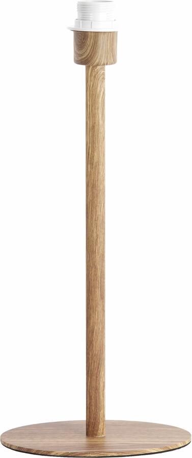 Light & Living Lampvoet Cerini Houtlook 46cm Naturel (excl. kap) Ovaal
