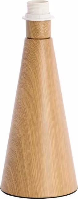 Light & Living Lampvoet Dinan Houtlook 33cm Naturel (excl. kap) Rond