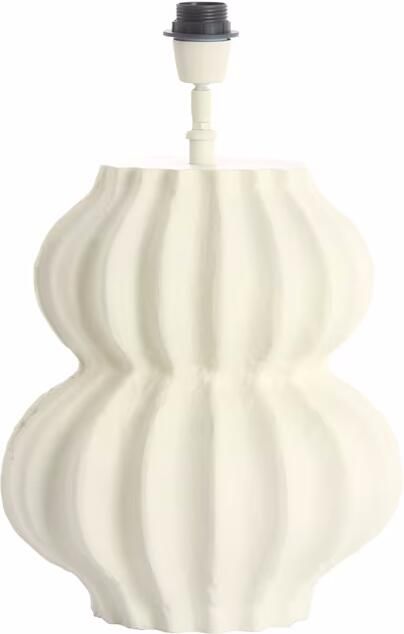 Light & Living Lampvoet Kelian 38cm Crème (excl. kap) Ovaal