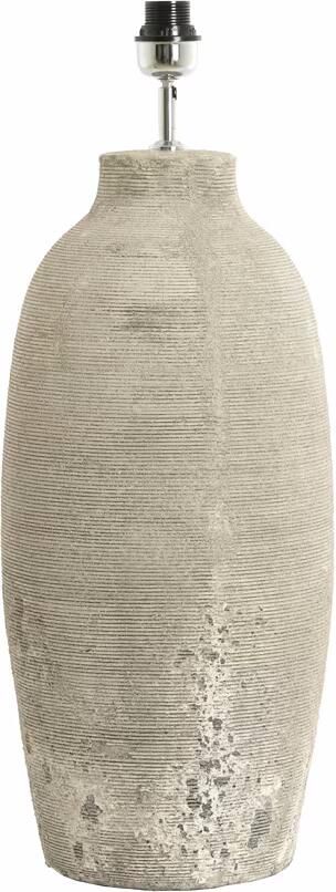 Light & Living Lampvoet Lucente Keramiek 70cm Grijs (excl. kap) Rond