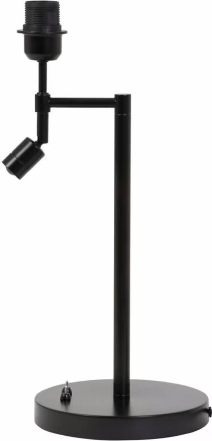 Light & Living Lampvoet Montana met LED Mat Zwart (excl. kap) Rond