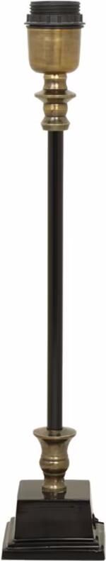 Light & Living Lampvoet Rangpur 38cm Zwart Antiek Brons (excl. kap) Vierkant