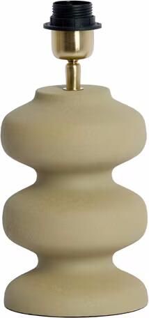 Light & Living Lampvoet Soroca 24cm Mat Bruin Grijs (excl. kap) Rond