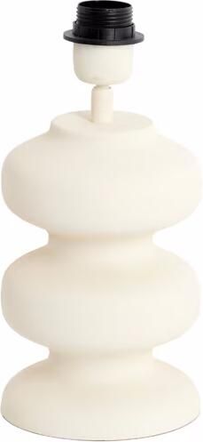 Light & Living Lampvoet Soroca 24cm Mat Crème (excl. kap) Organisch