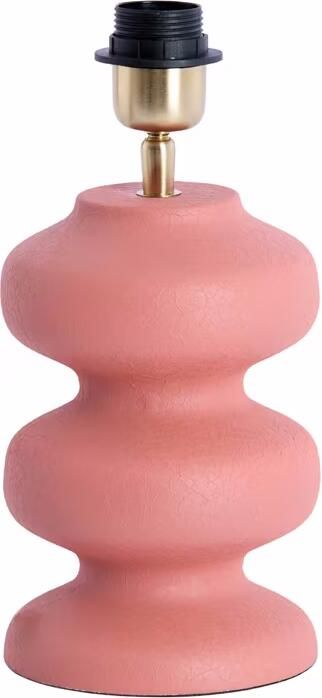Light & Living Lampvoet Soroca 24cm Mat Koraalroze (excl. kap) Rond