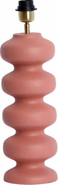 Light & Living Lampvoet Soroca 42cm Mat Koraalroze (excl. kap) Rond