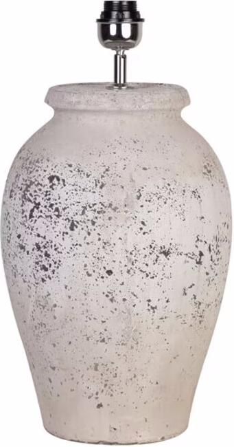 Light & Living Lampvoet Vulsini Keramiek 50cm Antiek Grijs (excl. kap) Rond