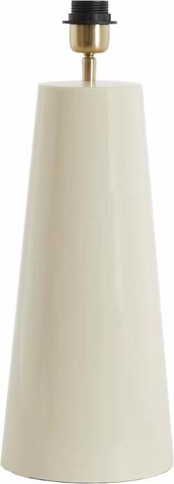 Light & Living Lampvoet Yelos 43cm Crème (excl. kap) Rond