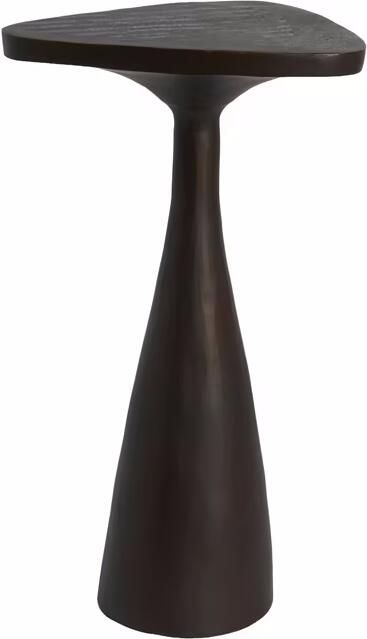 Light & Living Organische Bijzettafel Varoli 33 x 33cm Mat Bruin-Brons