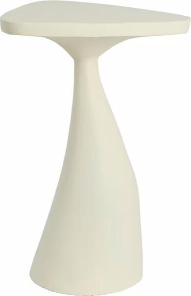 Light & Living Organische Bijzettafel Varoli 33 x 33cm Mat Crème