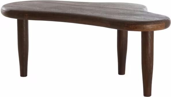 Light & Living Organische Salontafel Canzo Mangohout 102 x 64cm Roodbruin