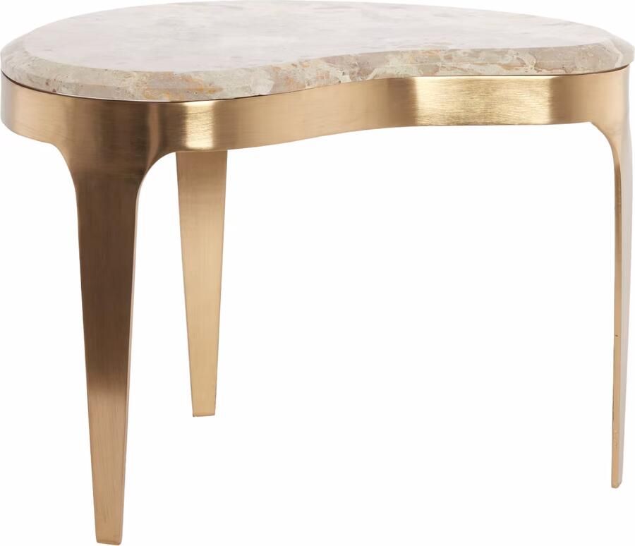 Light & Living Organische Salontafel Giulio Marmer 51 x 33cm Taupe