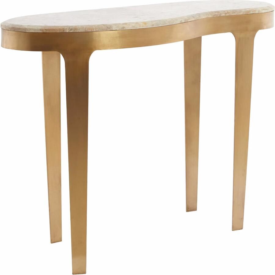 Light & Living Organische Sidetable Giulio Marmer 110cm Taupe