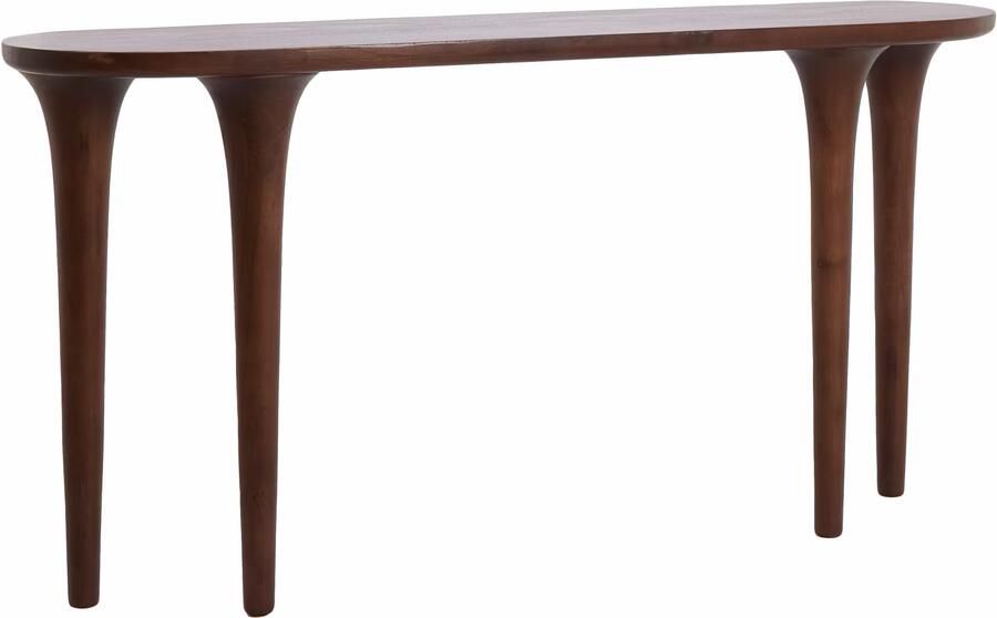 Light & Living Organische Sidetable Zali Acaciahout 150cm Donkerbruin