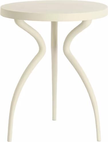 Light & Living Ronde Bijzettafel Bodin Ø40cm Crème