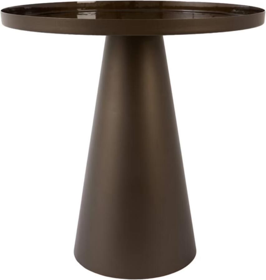Light & Living Ronde Bijzettafel Jay Ø46cm Bruin Brons