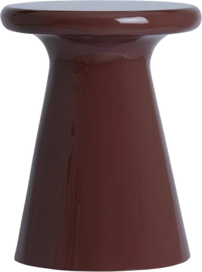 Light & Living Ronde Bijzettafel Taboa Ø40cm Bordeaux