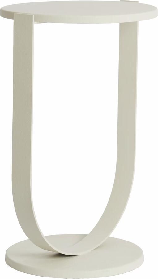 Light & Living Ronde Bijzettafel Triana Ø45cm Crème