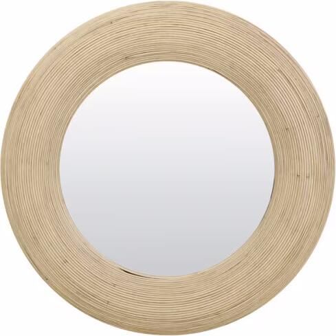 Light & Living Light&living Spiegel Ø71x4 5 cm PIEDRE rotan naturel